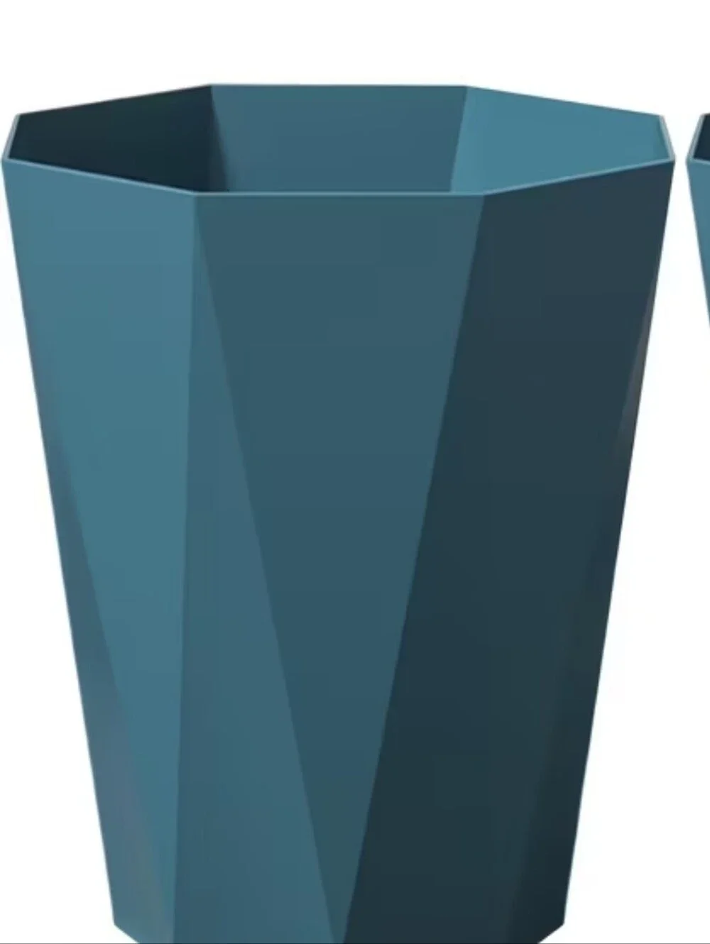 Geometric Blue Decorative Planter